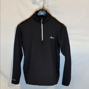 Habit Black Sun Solar Factor shirt SPF 40 1/4 zip Fishing Small